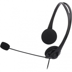 Compucessory Lightweight Stereo Headphones with Mic (15154)