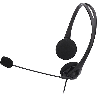 Compucessory Lightweight Stereo Headphones with Mic (CCS15154)