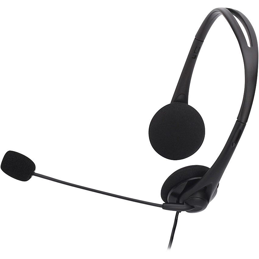 Compucessory Lightweight Stereo Headphones with Mic (CCS15154)