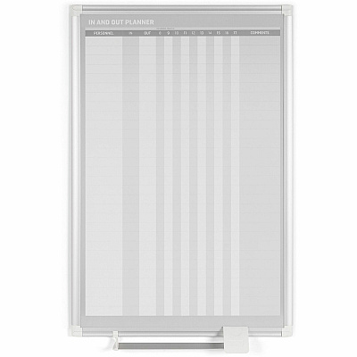 MasterVision Magnetic In/Out Vertical Planner Board (BVCGA02109830)