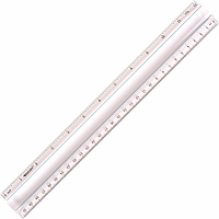 Westcott 12" Clear Magnifying Data Processing Ruler (ACM15571)