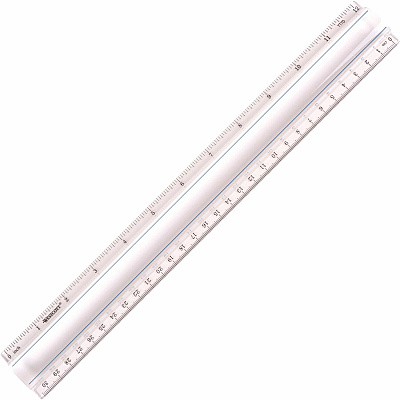 Westcott 12" Clear Magnifying Data Processing Ruler (ACM15571)