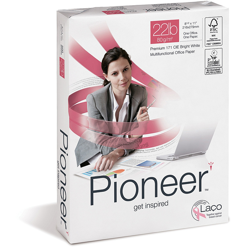 Pioneer Premium Forward-Thinking Multipurpose Paper - White (SNAPIO1122F)