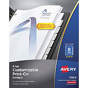Avery Customizable Print-On Dividers (AVE11554)