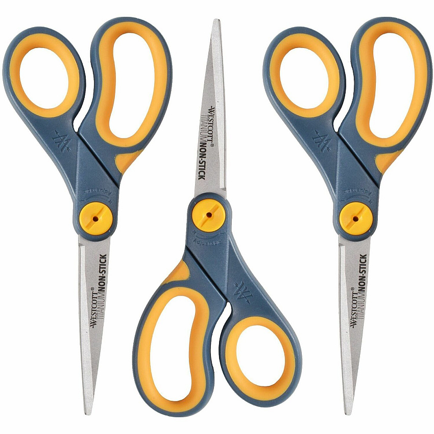 Westcott 8" Titanium Nonstick Straight Scissors (ACM15454)