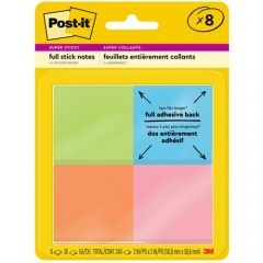 Post-it Super Sticky Full Adhesive Notes - Energy Boost Color Collection (F2208SSAU)