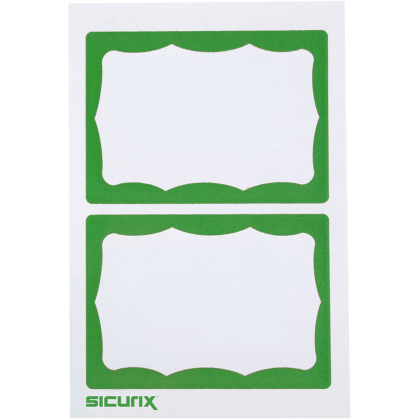 SICURIX Self-adhesive Visitor Badge (BAU67646)