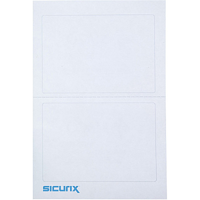 SICURIX Self-adhesive Visitor Badge (BAU67641)
