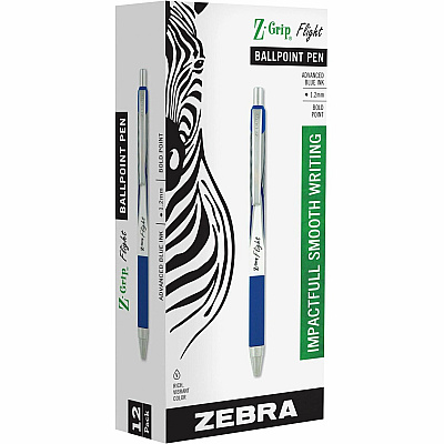 Zebra Z-Grip Flight Retractable Pens (ZEB21920)