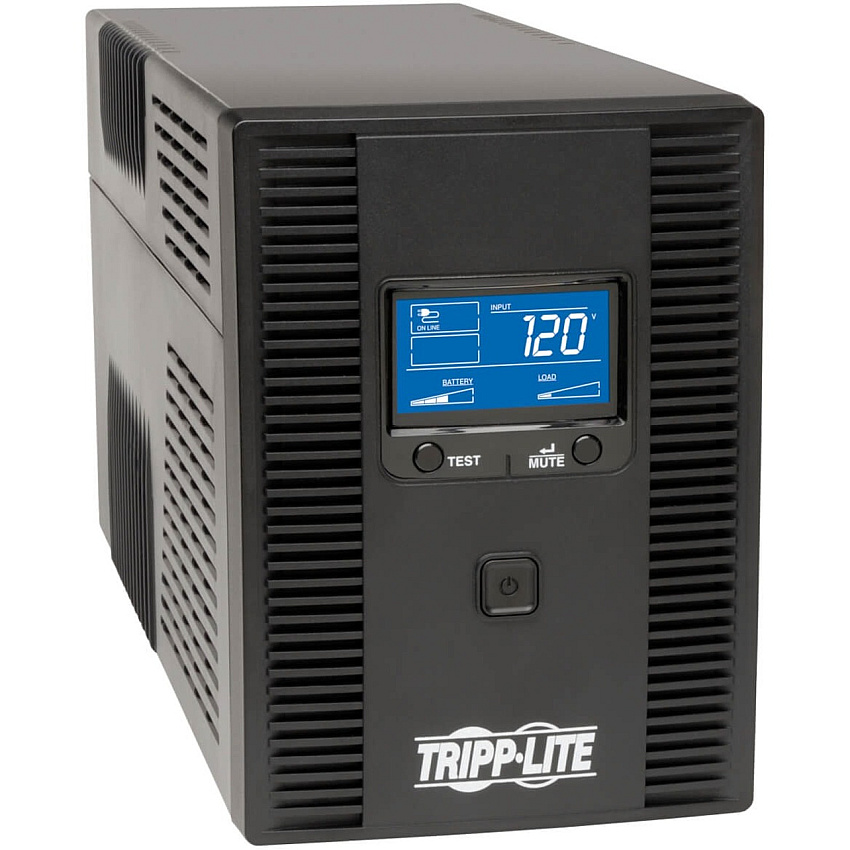 Tripp Lite OmniSmart 1500VA 810W 120V Line-Interactive UPS - 10 Outlets, AVR, USB, LCD, Tower (OMNI1500LCDT)
