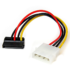 StarTech 6in Lp4 To Left Angle Sata Adapter (SATAPOWADPL)