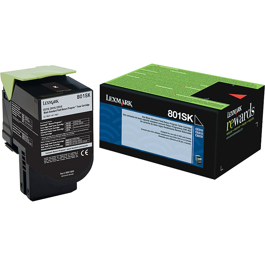 Lexmark Unison 801SK Toner Cartridge (LEX80C1SK0)