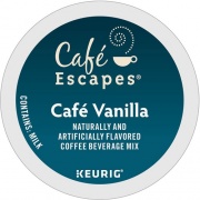 Cafe Escapes K-Cup Cafe Vanilla Coffee (6812)