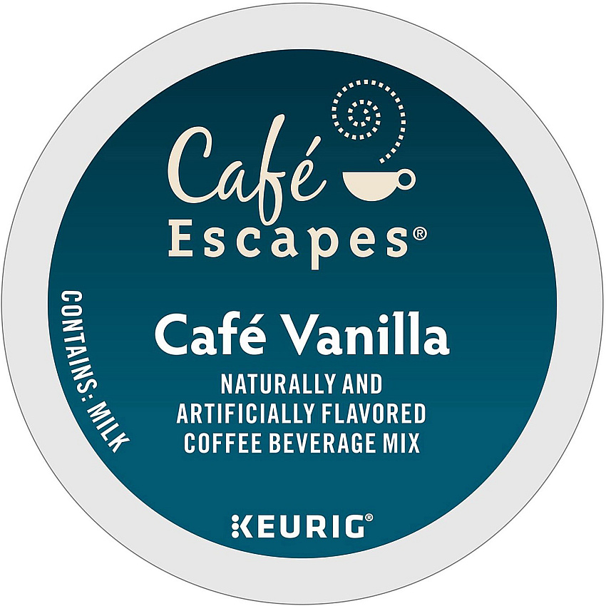 Cafe Escapes K-Cup Cafe Vanilla Coffee (GMT6812)
