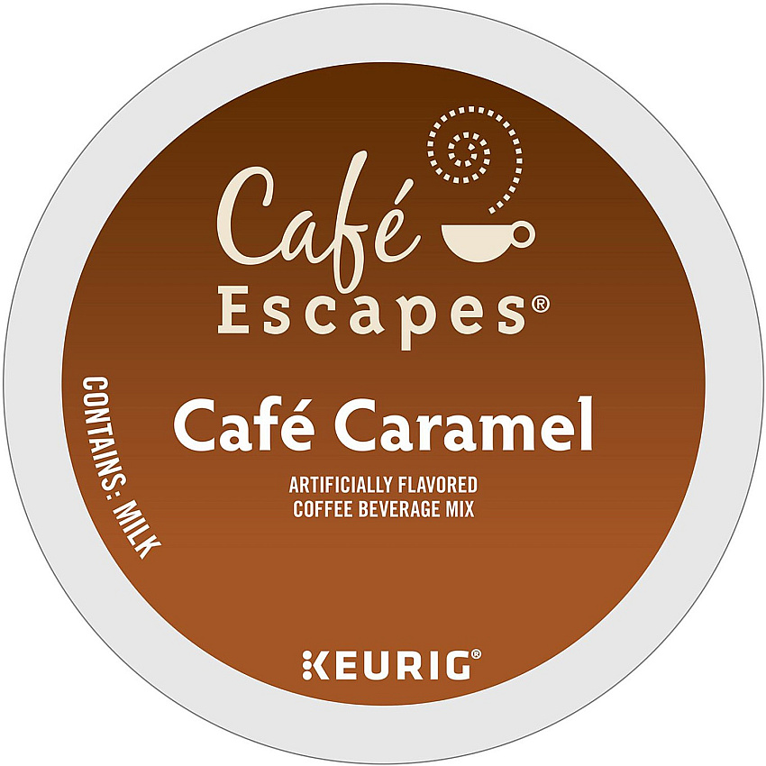 Cafe Escapes K-Cup Cafe Caramel Coffee (GMT6813)