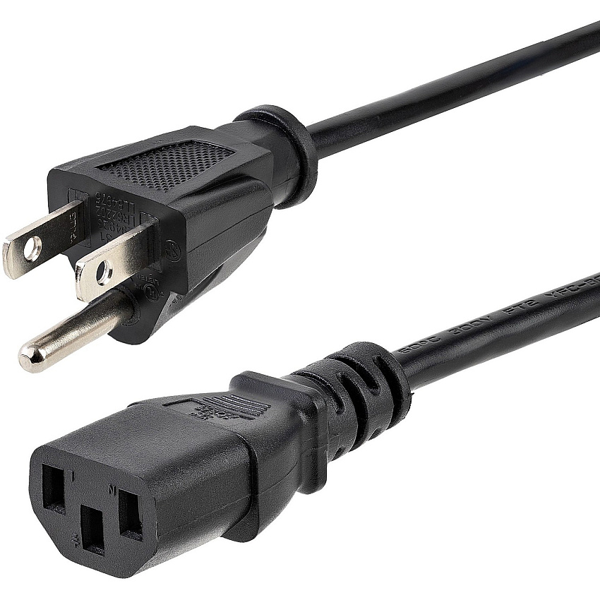 StarTech 3ft Heavy Duty Power Cord Nema 5-15p/c13 (PXT101143)