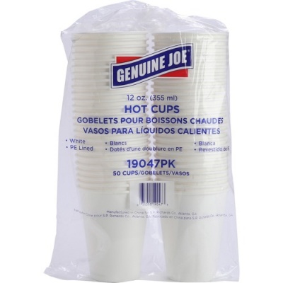 Genuine Joe Polyurethane-lined Disposable Hot Cups (19047CT)