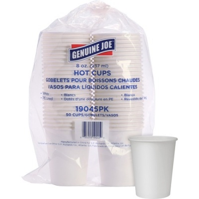 Genuine Joe Polyurethane-lined Disposable Hot Cups (19045CT)