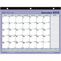 Brownline Monthly Desk Pad Calendar, 11" x 8-1/2" , English (C181721)