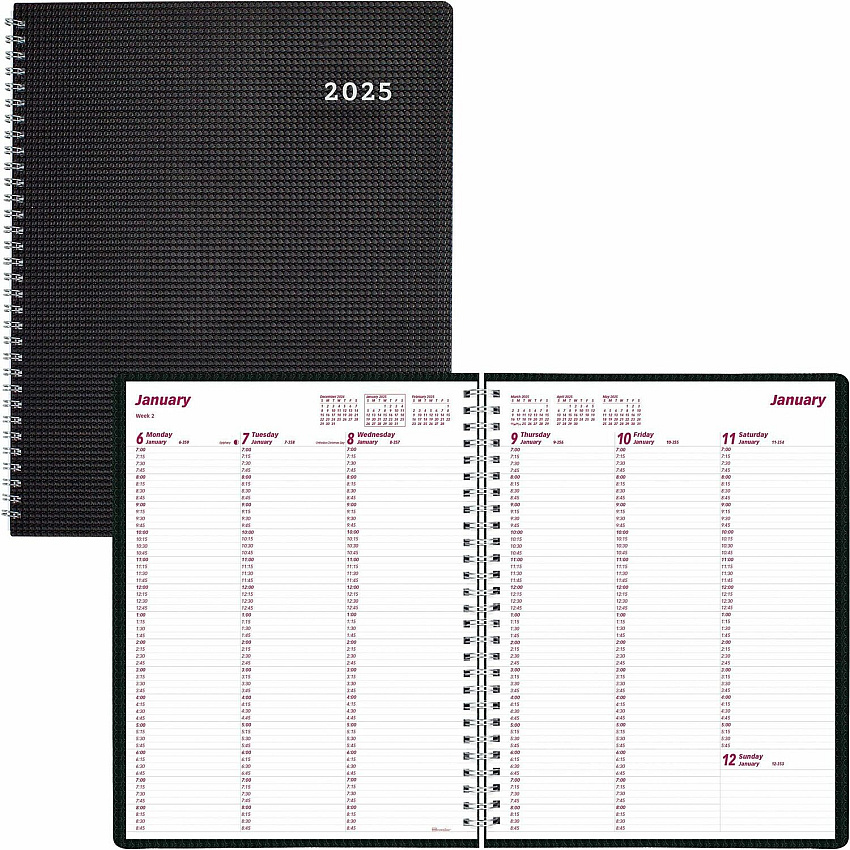 Brownline DuraFlex Weekly Planner (CB950VBLK)