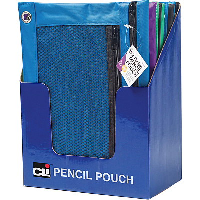 CLI Carrying Case (Pouch) Pencil, Ring Binder - Assorted (LEO76350ST)