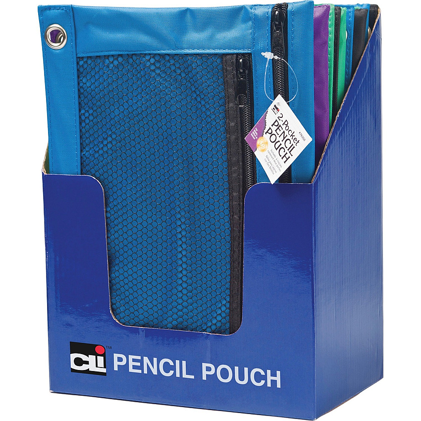 CLI Carrying Case (Pouch) Pencil, Ring Binder - Assorted (LEO76350ST)