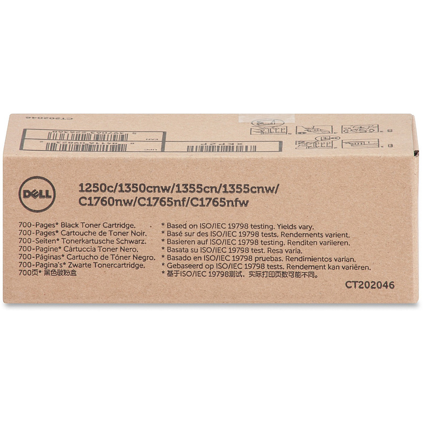 Dell Original Standard Yield Laser Toner Cartridge - Black - 1 Each (DLLXKP2P)
