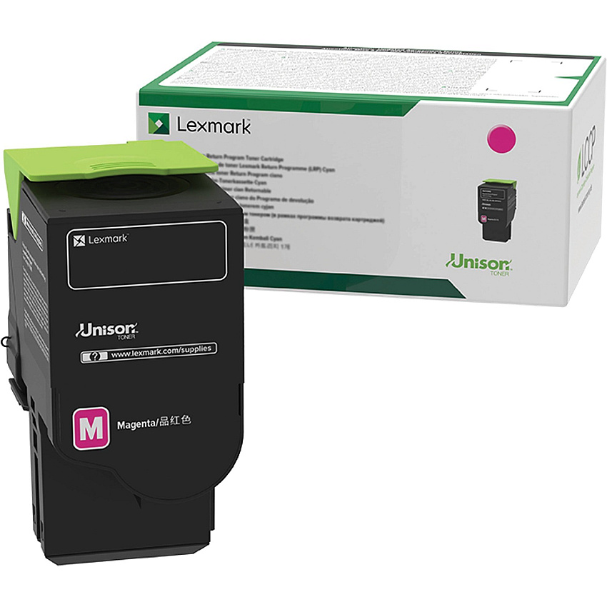Lexmark Original High Yield Laser Toner Cartridge - Magenta - 1 Each (LEX80C0HMG)