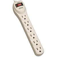 Tripp Lite Waber Power Strip 6-Outlet Industrial 5-15R 5-15P 4ft Cord 120V (PS6)