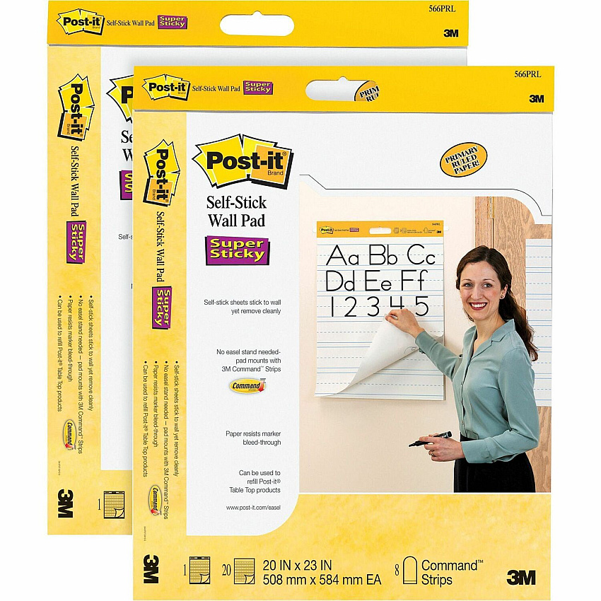 Post-it Self-Stick Wall Pads (MMM566PRL)