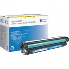 Elite Image Remanufactured Laser Toner Cartridge - Alternative for HP 650A (CE270A) - Cyan - 1 Each (75746)