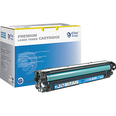 Elite Image Remanufactured Laser Toner Cartridge - Alternative for HP 650A (CE270A) - Cyan - 1 Each (ELI75746)