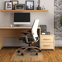 Floortex Advantagemat Phthalate Free Vinyl Rectangular Chair Mat for Hard Floor - 48" x 60" (FLRPF1215225EV)