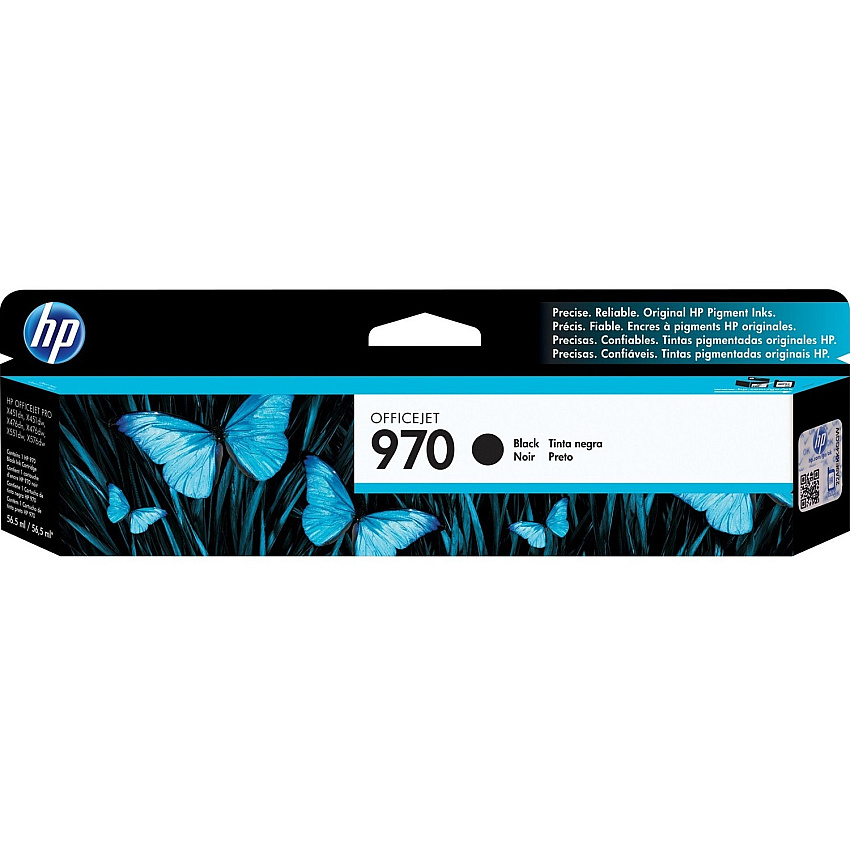 HP 970 (HEWCN621AM) Original Standard Yield Inkjet Ink Cartridge - Single Pack - Black - 1 Each