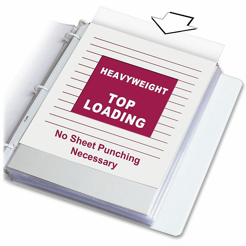 C-Line Heavyweight Poly Sheet Protectors (CLI62023)