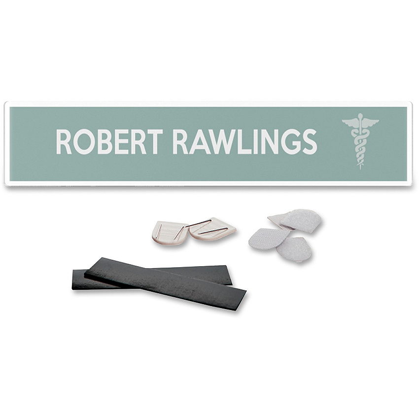 deflecto Cubicle Nameplate Sign Holder (DEF587501)