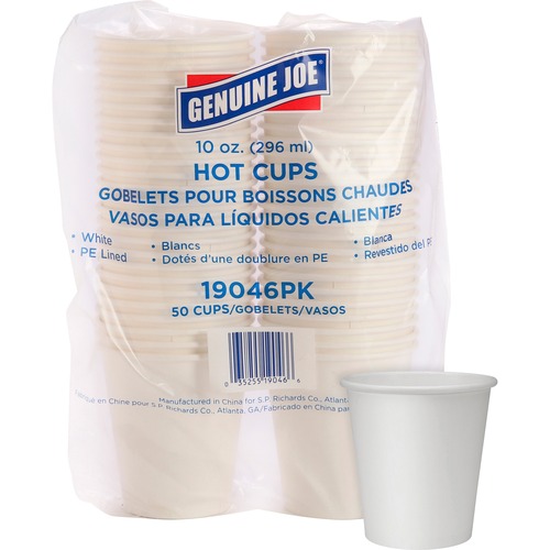  Solo 412WN-2050 12 oz White SSP Paper Hot Cup (Sleeve