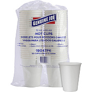 Genuine Joe 12 oz Disposable Hot Cups (GJO19047)