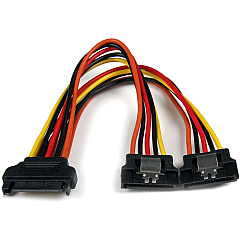 StarTech 6in Latching Sata Power Y Splitter Cable (PYO2LSATA)