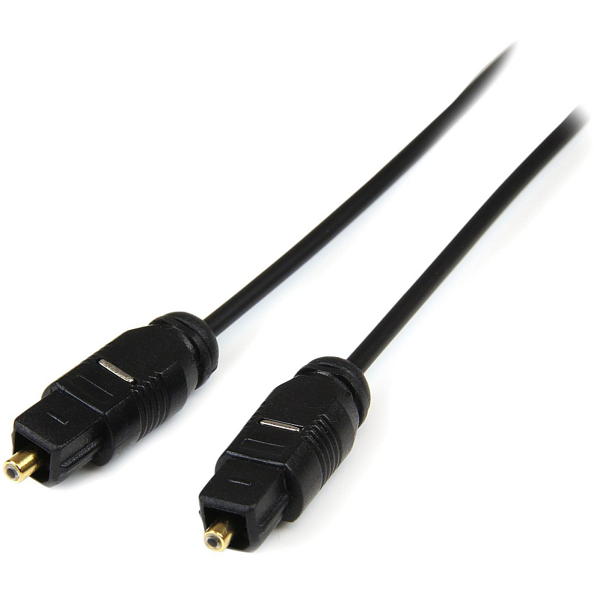 StarTech 15ft Toslink Digital Optical Audio Cable (THINTOS15)