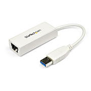 StarTech Usb 3.0 To Gigabit Ethernet Nic Network Adapter - 10/100/1000 Network Adapter - Usb To Ethernet Gigabit Lan Adapter - Usb (m) To Rj45 (f) (USB31000SW)