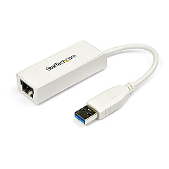 StarTech Usb 3.0 To Gigabit Ethernet Nic Network Adapter - 10/100/1000 Network Adapter - Usb To Ethernet Gigabit Lan Adapter - Usb (m) To Rj45 (f) (USB31000SW)