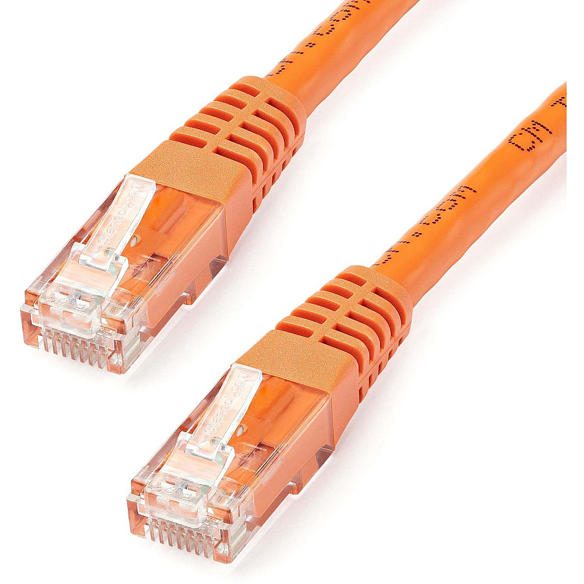 StarTech 6ft Cat6 Ethernet Cable Orange Cat 6 Poe (C6PATCH6OR)