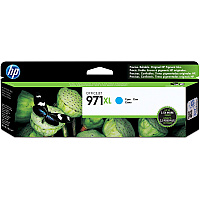 HP 971XL (CN626AM) Original High Yield Inkjet Ink Cartridge - Single Pack - Cyan - 1 Each