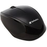 Verbatim Wireless Notebook Multi-Trac Blue LED Mouse - Black (97992)