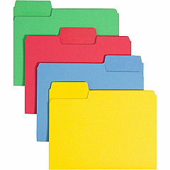 Smead SuperTab 1/3 Tab Cut Letter Recycled Top Tab File Folder (SMD10480)