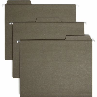 Smead FasTab 1/3 Tab Cut Letter Recycled Hanging Folder (64037)