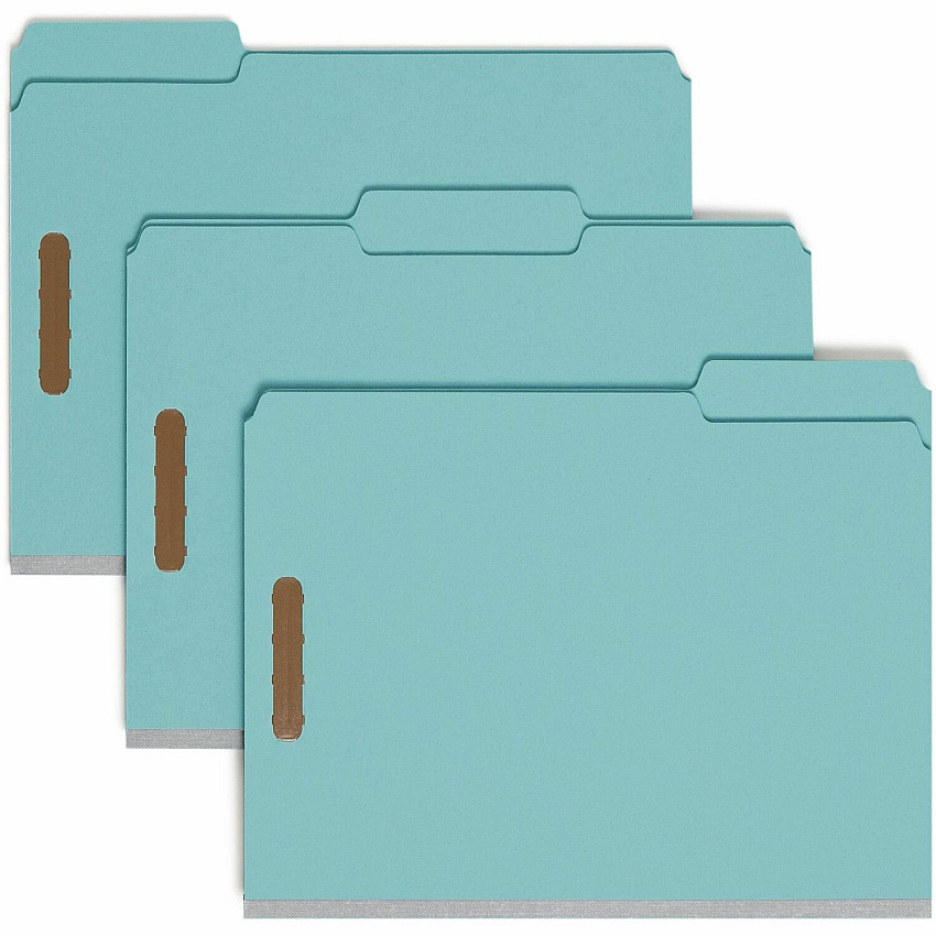 Smead 1/3 Tab Cut Letter Recycled Fastener Folder (SMD15000)