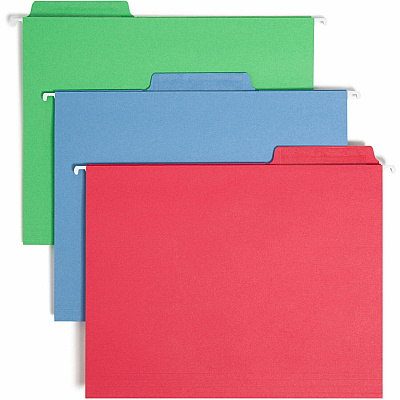 Smead FasTab 1/3 Tab Cut Letter Recycled Hanging Folder (SMD64031)