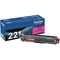 Brother Genuine TN221M Magenta Toner Cartridge